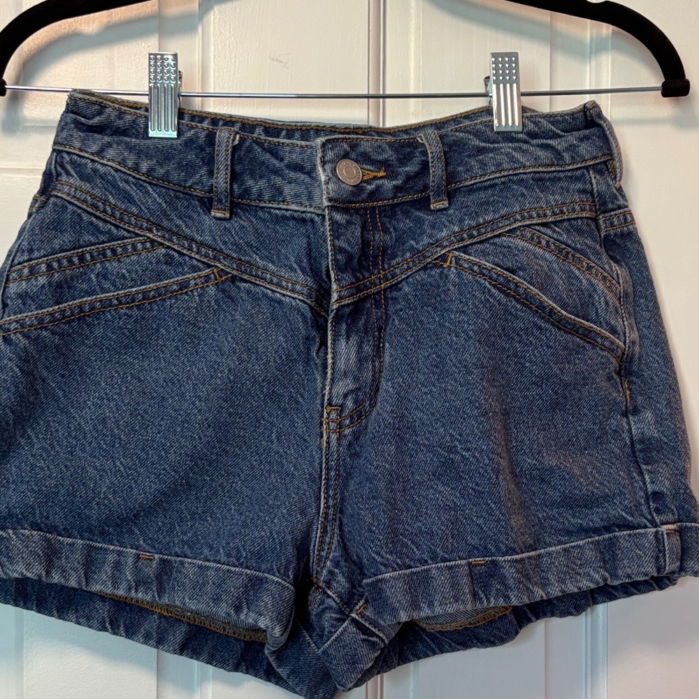PacSun Classic Blue Jean Mom Shorts